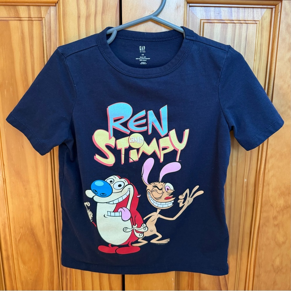 Gap Kids - Ren & Stimpy - T-Shirt - Blue - XS